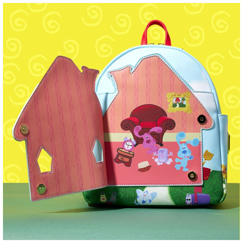 Loungefly Nickelodeon Blues Clues Open House Mini Backpack (Nicbk0058