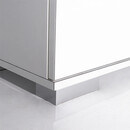 Ντουλάπα Ρούχων - Παπουτσοθήκη 12 Ζεύγων Diamond Megapap Μονόφυλλη σε Λευκό 45x40x187εκ.