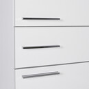 Ντουλάπα Ρούχων - Παπουτσοθήκη 12 Ζεύγων Diamond Megapap Μονόφυλλη σε Λευκό 45x40x187εκ.