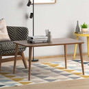 Τραπεζάκι Σαλονιού Soul Megapap από Μελαμίνη Χρώμα Καρυδί 90x55x41εκ.