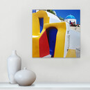 Πίνακας σε Καμβά "santorini" Megapap Ψηφιακής Εκτύπωσης 50x50x3εκ.