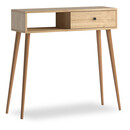 Κονσόλα Μελαμίνης Napoli Megapap Χρώμα oak 90x29x88εκ.