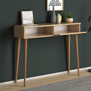 Κονσόλα Μελαμίνης Napoli Megapap Χρώμα oak 90x29x88εκ.