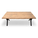 Τραπέζι Walter Megapap mdf - Μεταλλικό Χρώμα Ακακίας 160x80x75εκ.