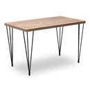 Τραπέζι Roger Megapap mdf - Μεταλλικό Χρώμα Ακακίας 120x70x75εκ.
