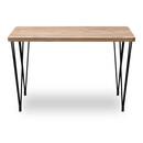 Τραπέζι Roger Megapap mdf - Μεταλλικό Χρώμα Ακακίας 120x70x75εκ.