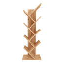 Βιβλιοθήκη Μελαμίνης Milton Megapap Χρώμα Pine oak 44x22x121εκ.