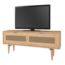 Έπιπλο Τηλεόρασης Sirona Megapap από Μελαμίνη Χρώμα Sapphire oak 140x30x55εκ.
