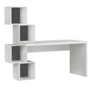 Γραφείο Εργασίας Balance Megapap από Μελαμίνη Χρώμα Λευκό 153,5x60x143εκ Γραφείο Εργασίας Balance Megapap από Μελαμίνη Χρώμα Λευκό 153,5x60x143εκ