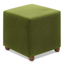 Σκαμπώ Ranma Megapap Υφασμάτινο Χρώμα Πράσινο 40x40x40εκ.