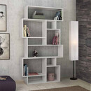 Βιβλιοθήκη Μελαμίνης Karmato Megapap Χρώμα Λευκό 96x25,5x168,5εκ.