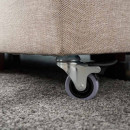 Γωνιακός Καναπές - Κρεβάτι Manama Megapap Αριστερή Γωνία Υφασμάτινος Χρώμα Κρεμ 280x206x85εκ.