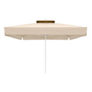 Ομπρέλα Επαγγελματική Juno Megapap Τηλεσκοπική Αλουμινίου Χρώμα Εκρού 4x4m.