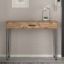 Κονσόλα Μελαμίνης Rochel Megapap Χρώμα Atlantic Pine 120x35x89,8εκ.