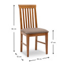 Σετ Τραπεζαρίας Adare-Francis Megapap 5 τμχ Μασίφ Ξύλο-mdf με Επεκτεινόμενο Τραπέζι 140/180x78x77εκ.