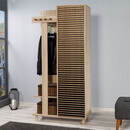 Έπιπλο Εισόδου Soho Megapap από Μελαμίνη Χρώμα Sonoma 90x36x194εκ.