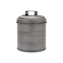 Estia Δοχειο Ζαχαρης Μεταλλικο 11x11x14cm με Αεροστεγες Καπακι