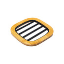 Estia Βαση Μαγειρικου Σκευους Bamboo Essentials Meταλλικη 17x17x1cm Μαυρο
