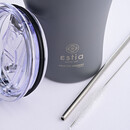 Estia Θερμος Coffee mug Save the Aegean 350ml Fjord Grey