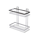 Estia Εταζερα Elegant Μεταλλικη Ισια 2 Θεσεων 27x25x12.5cm Χρωμιου