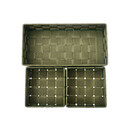 Estia Καλαθια Οργανωσης Olive Series 26x13x9cm Λαδι 3 Τεμ.