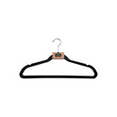 Estia Κρεμαστρα Ρουχων Αντιολισθητικh με Εγκοπες Βελουτε Μαυρο σετ 3 Τεμ. Estia Κρεμαστρα Ρουχων Αντιολισθητικh με Εγκοπες Βελουτε Μαυρο σετ 3 Τεμ.