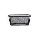 Estia Καλαθι Οργανωσης Bamboo Essentials Μεταλλικο με Ξυλινες Λαβες 30x21x14cm
