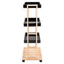 Estia Τρολλει Κουζινας Bamboo Essentials 4 Επιπεδων 40x30x88cm Μαυρο Estia Τρολλει Κουζινας Bamboo Essentials 4 Επιπεδων 40x30x88cm Μαυρο