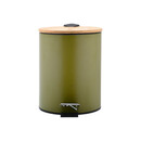Estia Χαρτοδοχειο Μπανιου Olive Series Soft Close 5lt Λαδι
