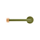 Estia Χαρτοθηκη Επιτοιχια Olive Series Μεταλλικη/bamboo Λαδι