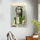 Πίνακας σε Καμβά "seated Woman" Megapap Ψηφιακής Εκτύπωσης 60x90x3εκ.
