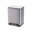 Estia Χαρτοδοχειο Μπανιου Cubic Soft Close 6lt Ινοξ