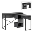 Γραφείο Εργασίας Πολυμορφικό Badau Megapap Χρώμα Γκρι Ρετρό 110x37,2x77εκ. Γραφείο Εργασίας Πολυμορφικό Badau Megapap Χρώμα Γκρι Ρετρό 110x37,2x77εκ.