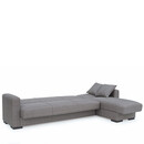 Καναπές Κρεβάτι Γωνιακός ArteLibre JOSE Καφέ Γκρι 270x165x84cm