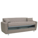 Καναπές Κρεβάτι Τριθέσιος ArteLibre JUAN Καφέ 214x82x80cm