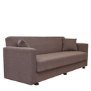Καναπές Κρεβάτι ArteLibre AMETHYST Τριθέσιος Cappuccino 214x78x78cm