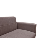 Καναπές Κρεβάτι ArteLibre AMETHYST Τριθέσιος Cappuccino 214x78x78cm