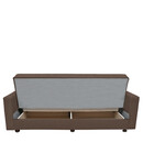 Καναπές Κρεβάτι ArteLibre AMETHYST Τριθέσιος Cappuccino 214x78x78cm