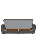 Καναπές Κρεβάτι ArteLibre AMETHYST Τριθέσιος Σκούρο Γκρι 214x78x78cm