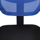 Καρέκλα Γραφείου ArteLibre ΑΥΡΑ Μπλε/Μαύρο Mesh 51x50x79-91cm