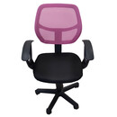 Καρέκλα Γραφείου ArteLibre ΑΥΡΑ Ροζ/Μαύρο Mesh 51x50x79-91cm