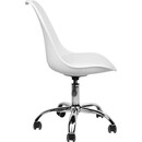 Καρέκλα Γραφείου ArteLibre ΚΥΒΕΛΗ Λευκό PU 48x55x82-92cm