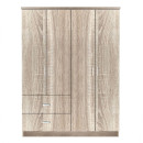 Ντουλάπα ArteLibre HOYA WAX Φυσικό Χρώμα 119x42x181cm