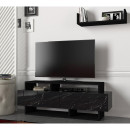 Έπιπλο Τηλεόρασης ArteLibre Sarakino Μαύρο 120x30x44cm