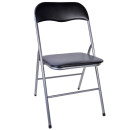 Kαρέκλα πτυσσόμενη ArteLibre Regale Μαύρο 44x48x82cm