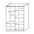 Ντουλάπα ArteLibre HOYA WAX Φυσικό Χρώμα 119x42x181cm