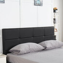 Κρεβάτι ArteLibre ANEMONE Μαύρο PU Με Αποθηκευτικό Χώρο 217x170x100cm (Στρώμα 160x200cm)