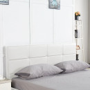 Κρεβάτι ArteLibre ANEMONE Λευκό PU Με Αποθηκευτικό Χώρο 217x170x100cm (Στρώμα 160x200cm)