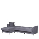 Καναπές Γωνιακός ArteLibre JOAQUIN Γκρι 272x150x90cm