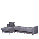 Καναπές Γωνιακός ArteLibre JOAQUIN Γκρι 272x150x90cm